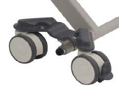 75mm Twin Wheel Braking Castors